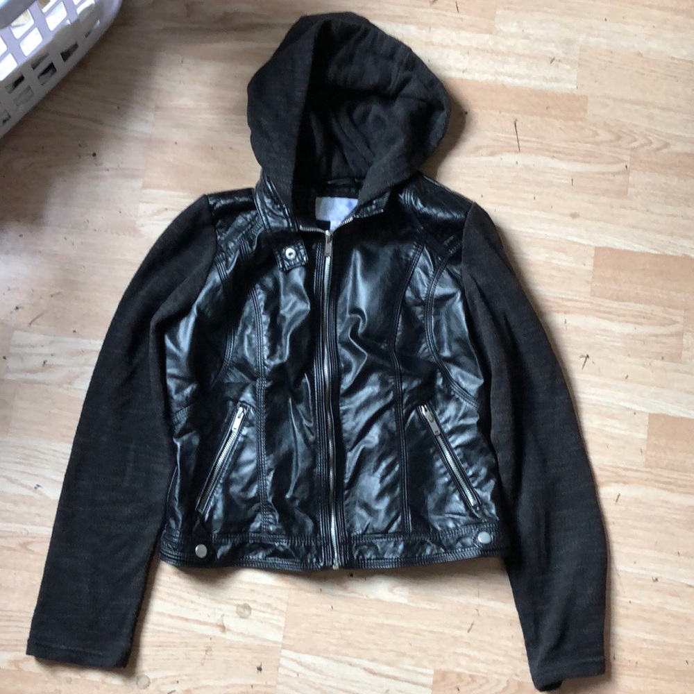 Women’s faux leather jacket